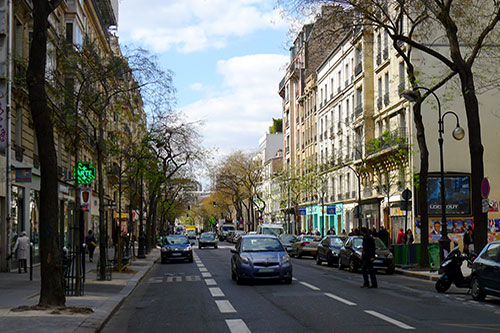 Rue d'Alésia Paris 14e